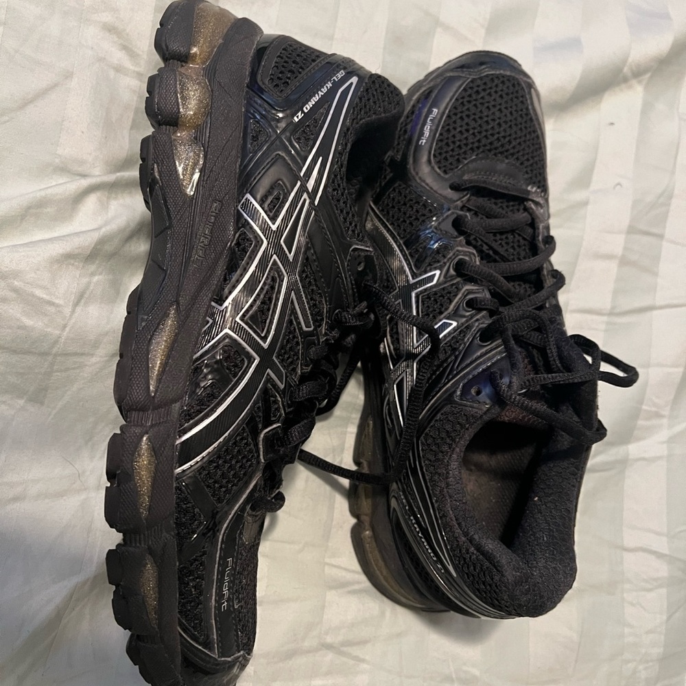 Black ASICS Woman size 9